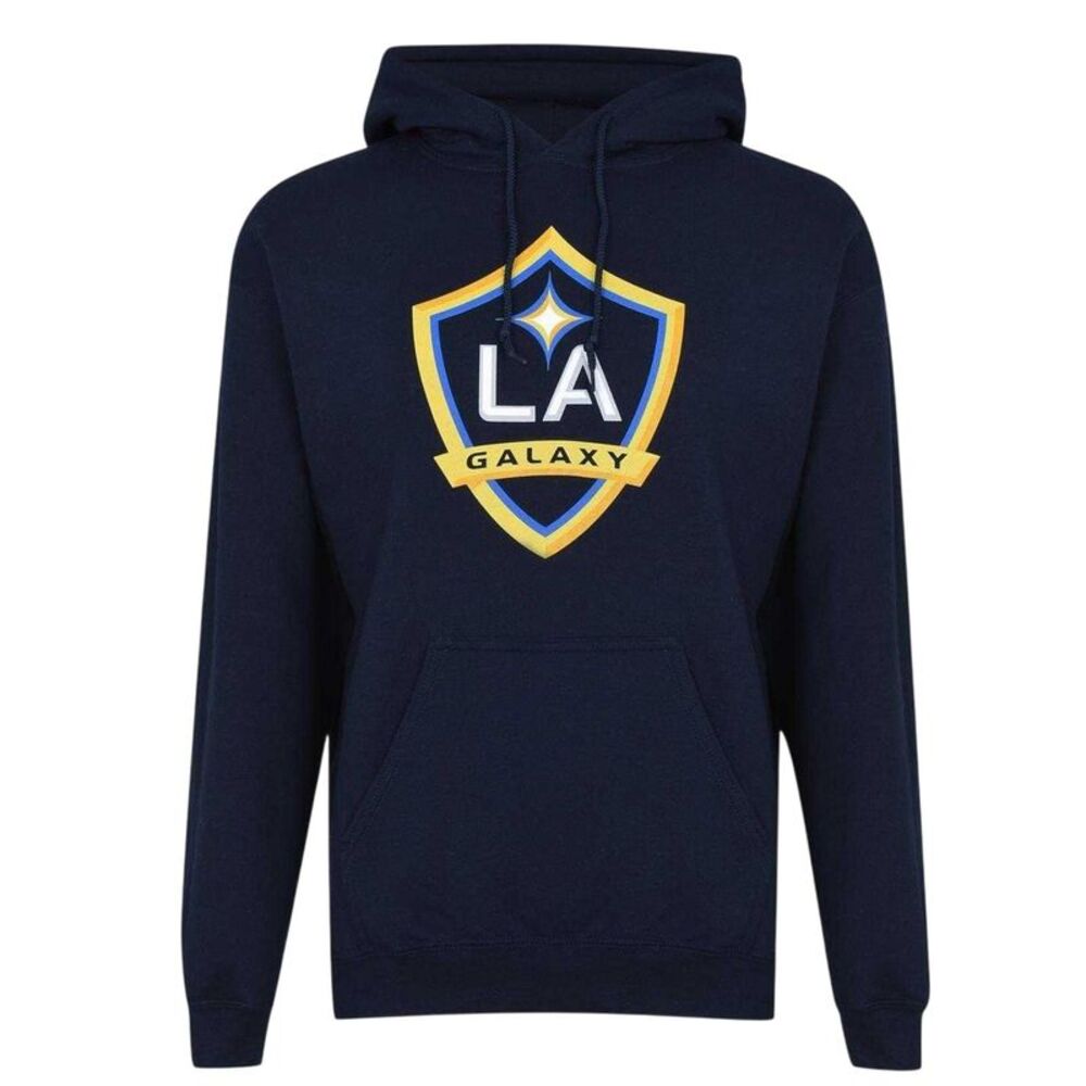 LA Galaxy Mens Logo Drawstring Hoodie / Navy